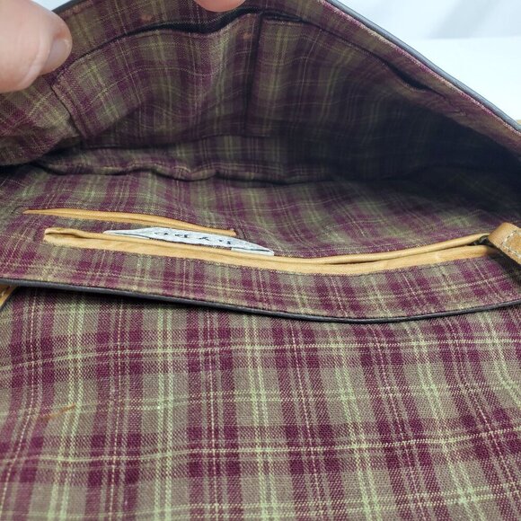 Hype Women's Brown Shoulder Bag Leather Detachable Strap Inner Pockets - Picture 13 of 16